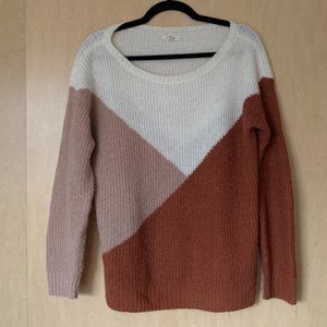 Maurices Colorblock Sweater - Size Medium